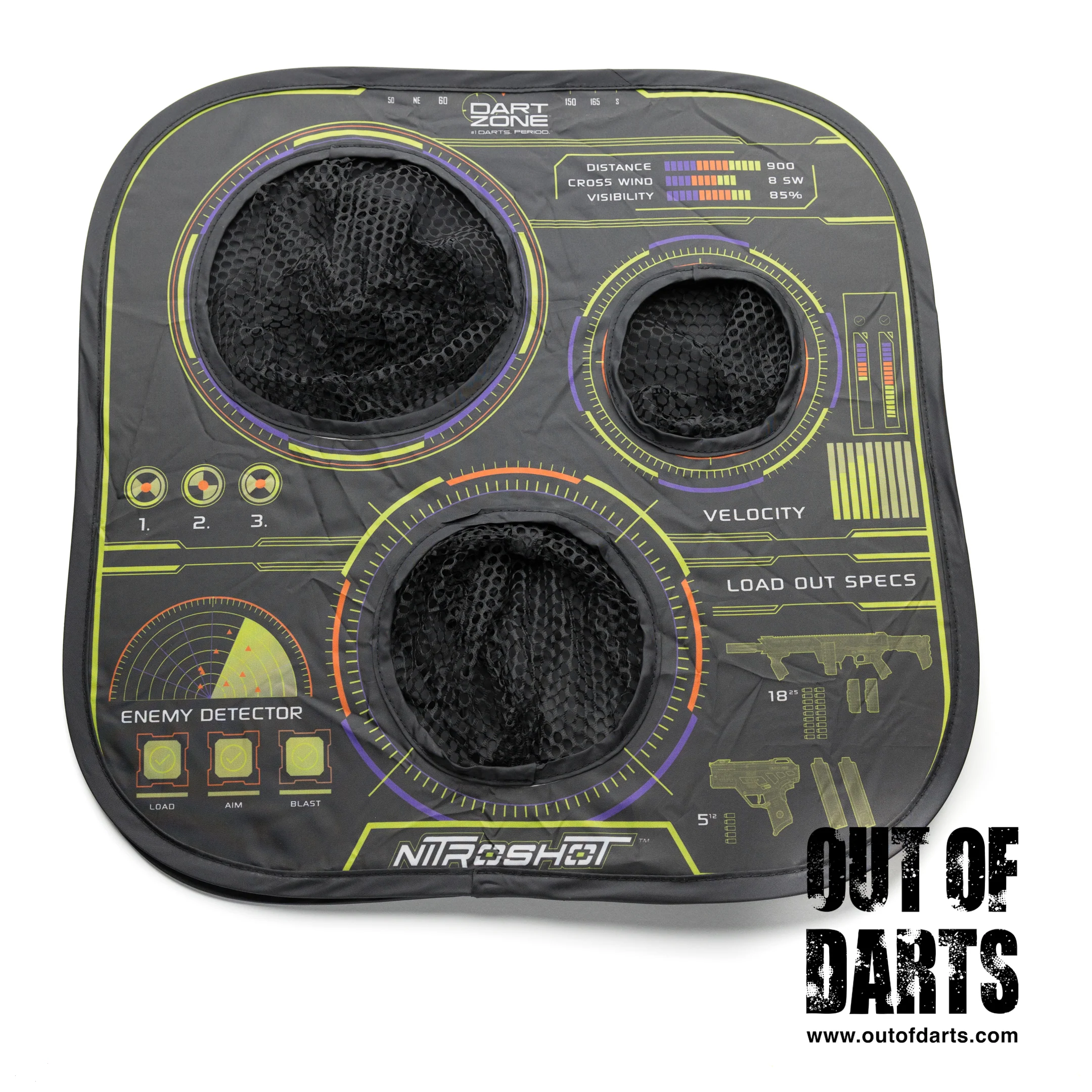 Dart Zone Nitroshot Pop-Up Target