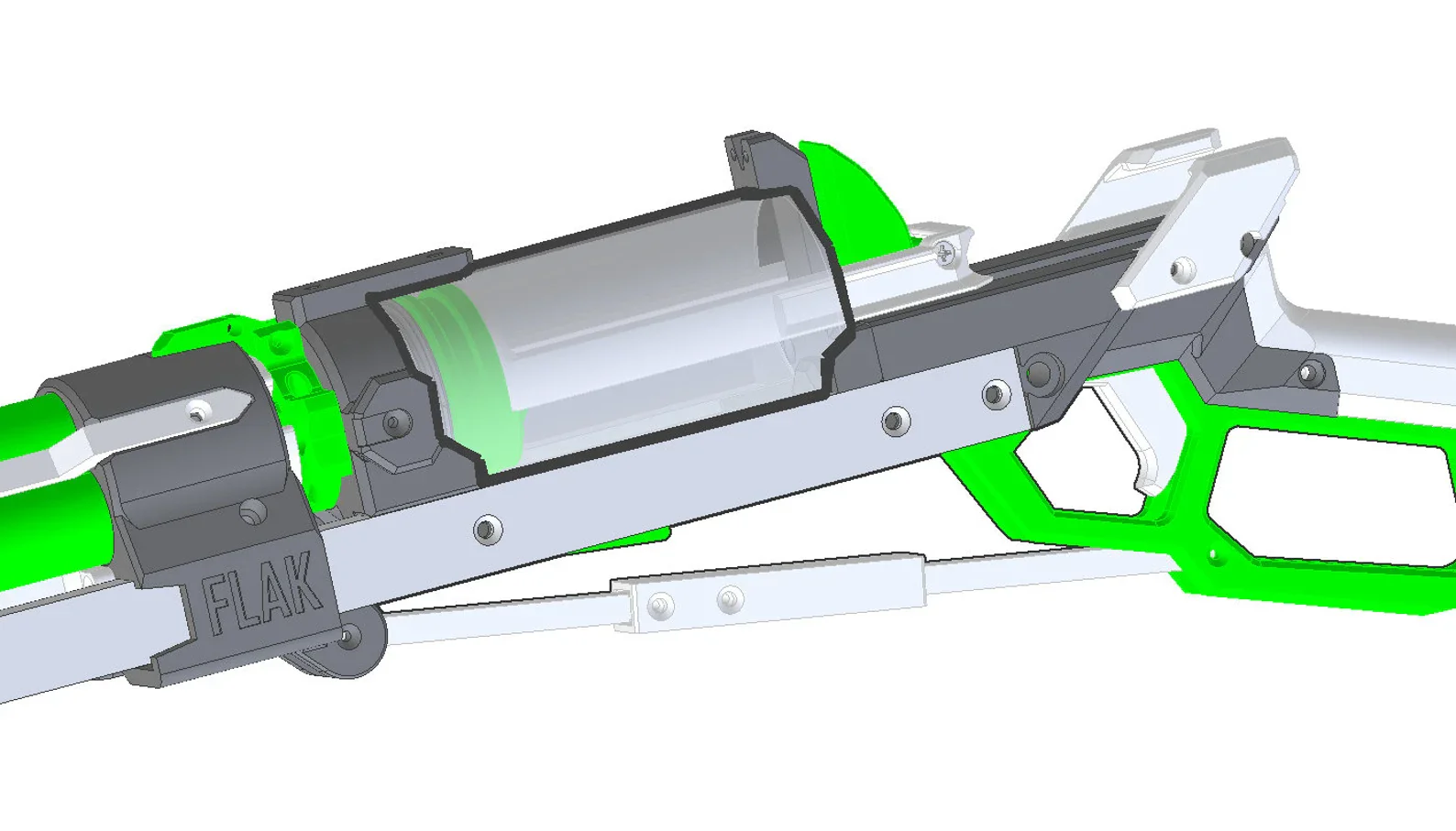 FLAK/YEHW - 2" OD Clear Plunger Tube - Image 3