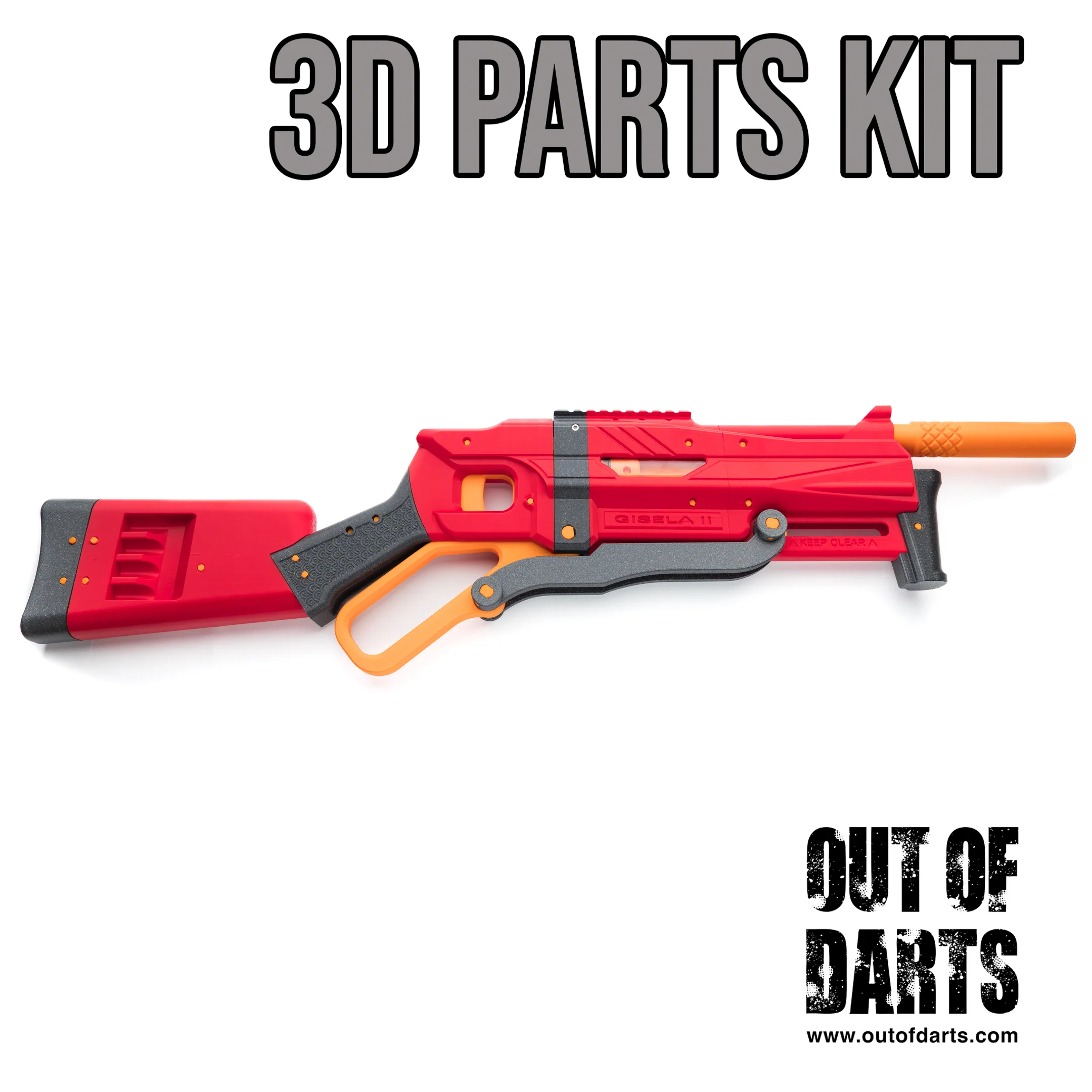 Leedle Dynamics Gisela II 3D Parts + Hardware Kit