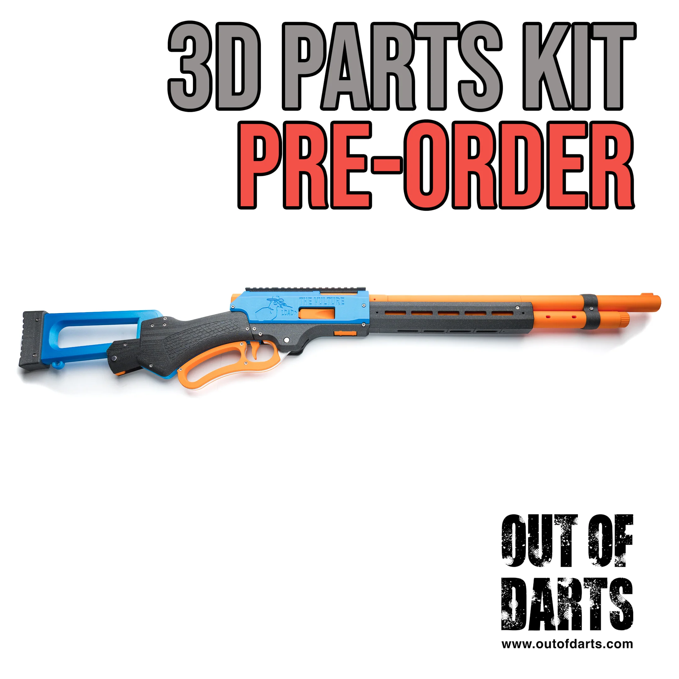 MHP Vulture 3D Parts + Hardware Kit PRE-ORDER (BATCH 3)
