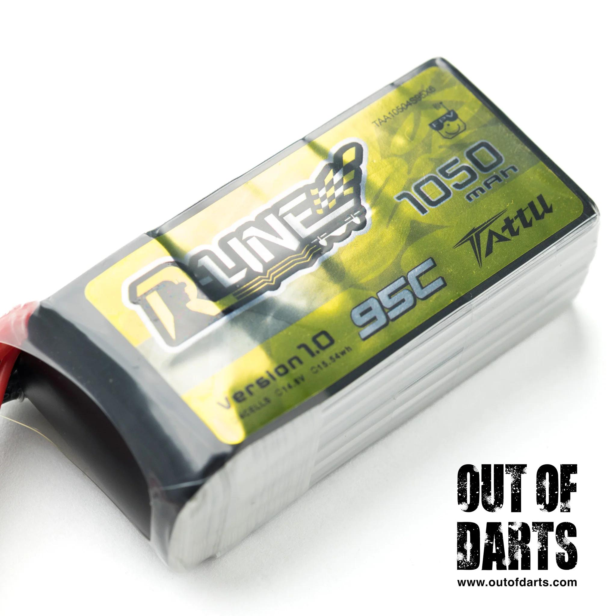 Tattu R-line 1050mAh 4S 95C LiPo (XT60) For Momentum and SBF - Image 2