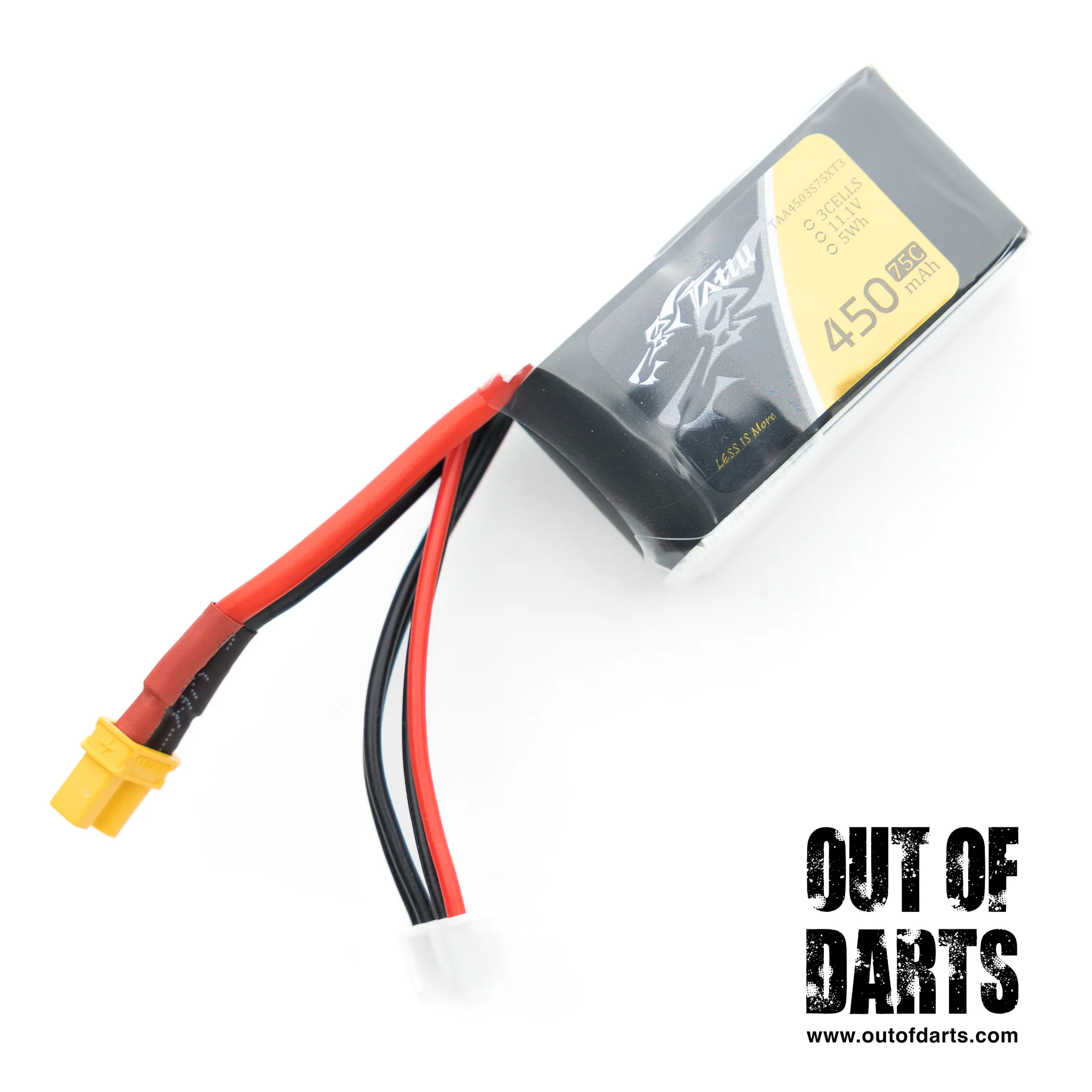 Tattu Micro 450mAh 3S 75C LiPo (XT30) - Image 3