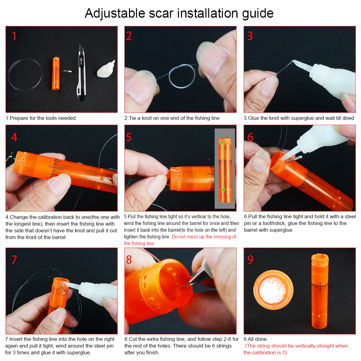 Worker 6-Line Adjustable SCAR Kit - Image 5