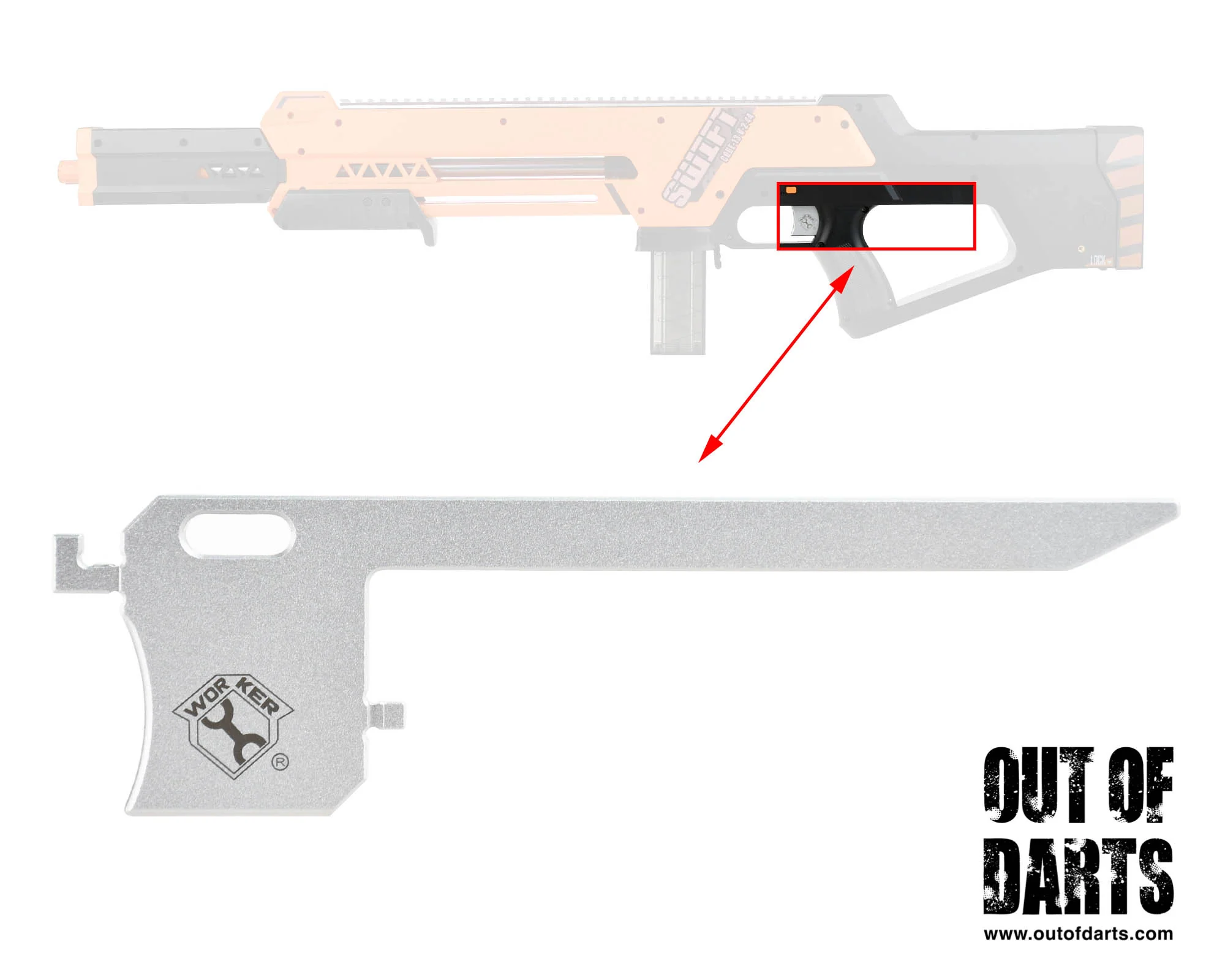 Worker Alloy Release Trigger Kit (Swift) CLOSEOUT - Image 11