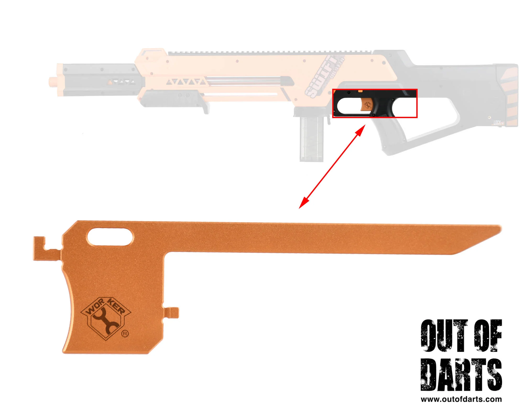 Worker Alloy Release Trigger Kit (Swift) CLOSEOUT - Image 3