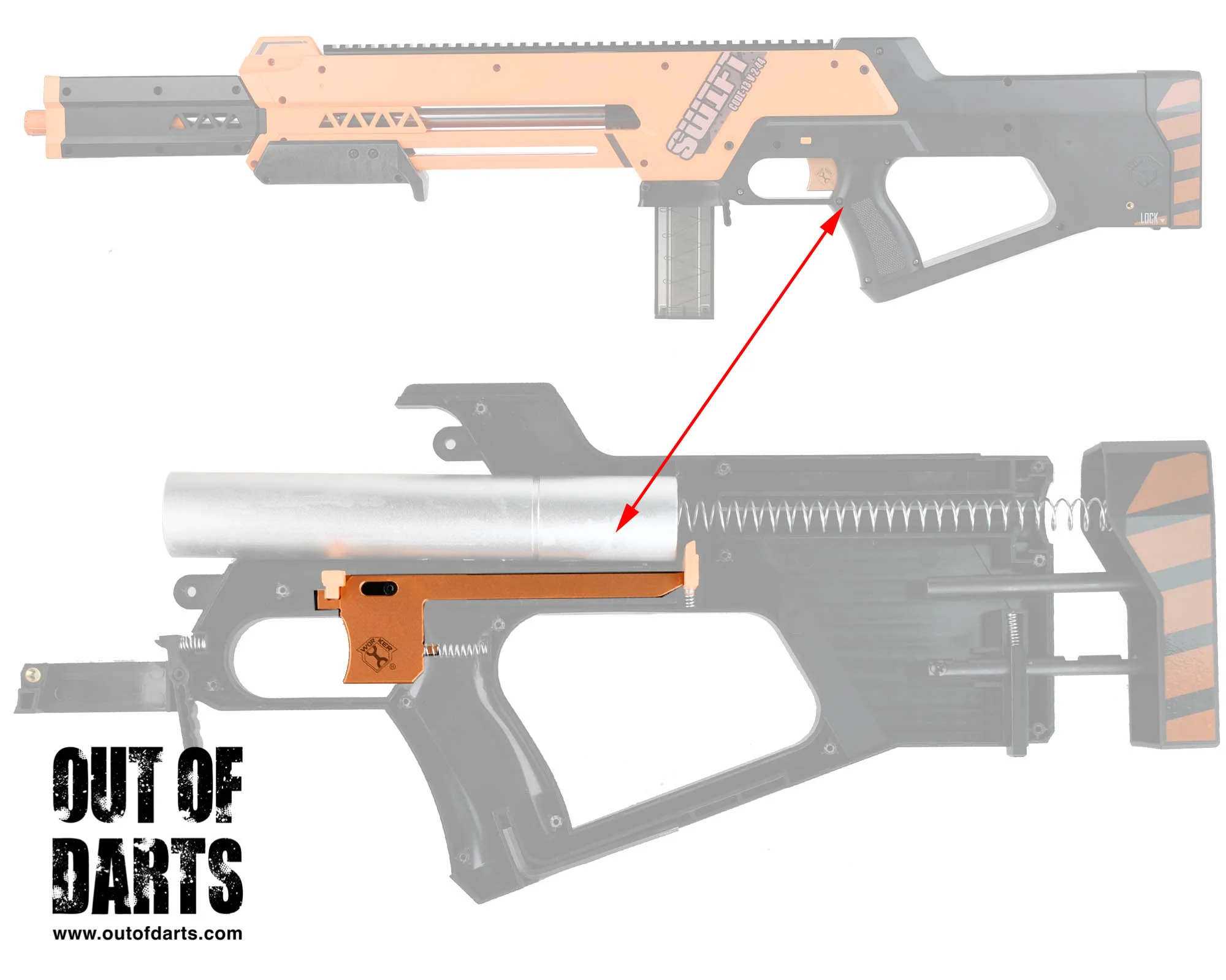 Worker Alloy Release Trigger Kit (Swift) CLOSEOUT - Image 8
