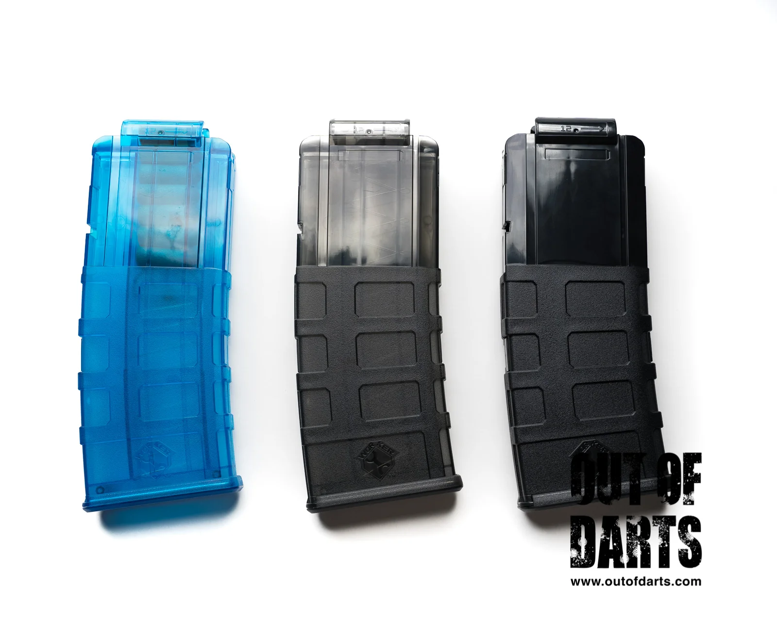 Worker Nerf Short Dart 12 Round Magpull Style Magazine Clip - Image 3