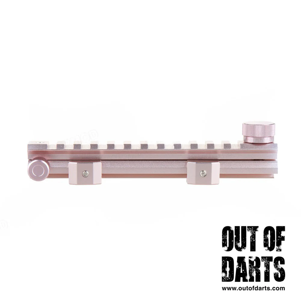 Worker Adjustable Aluminum Picatinny Rail Mount Silver - Image 3
