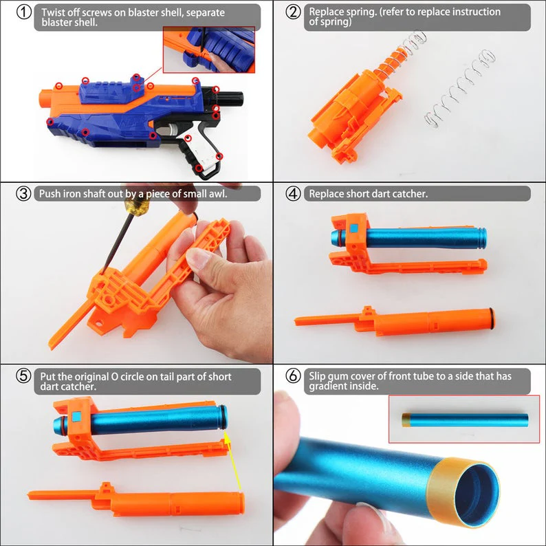 Worker Short Dart Kit for Nerf Delta Trooper Blaster CLOSEOUT - Image 3