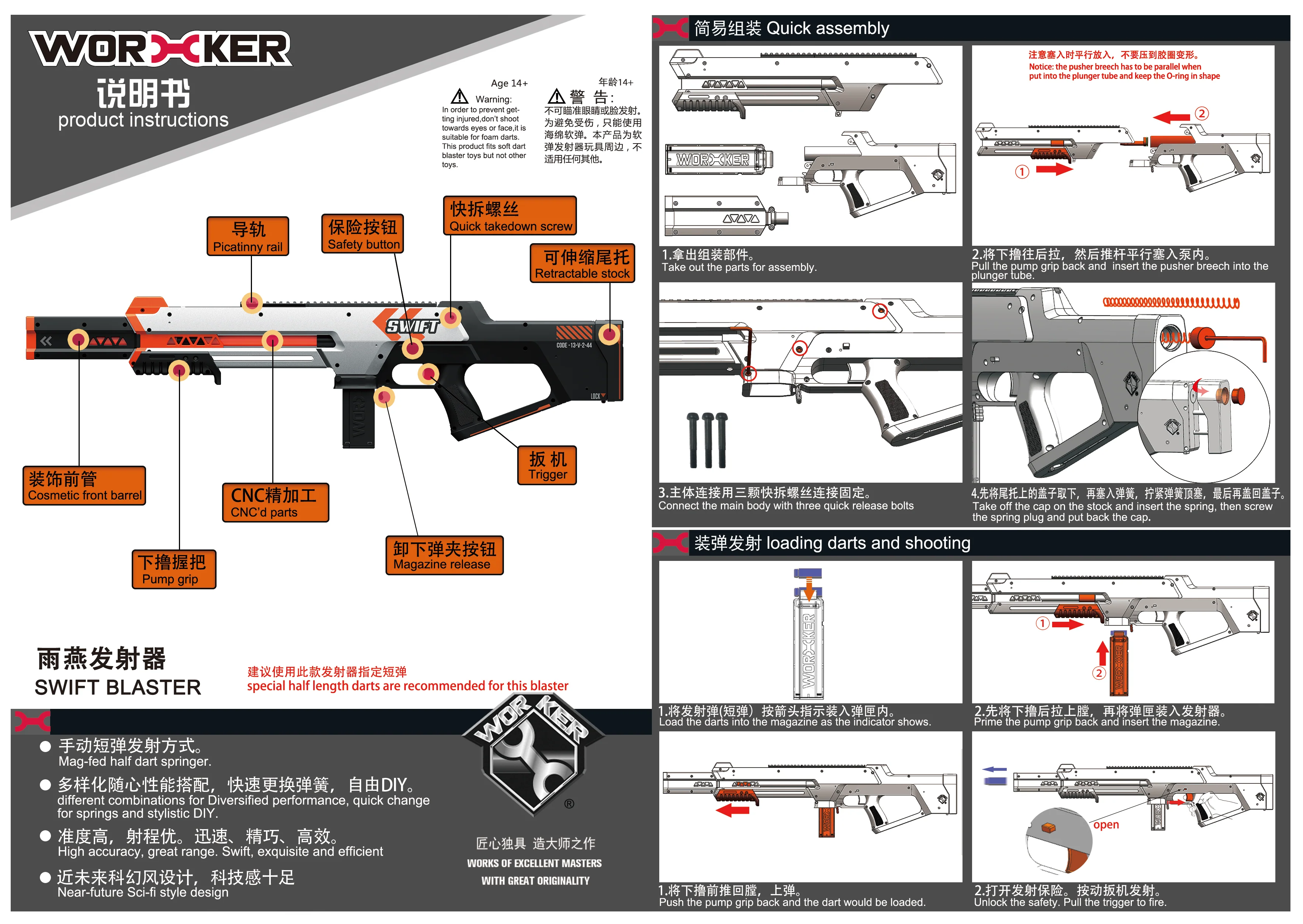 Worker SWIFT SciFi Blaster - Image 13